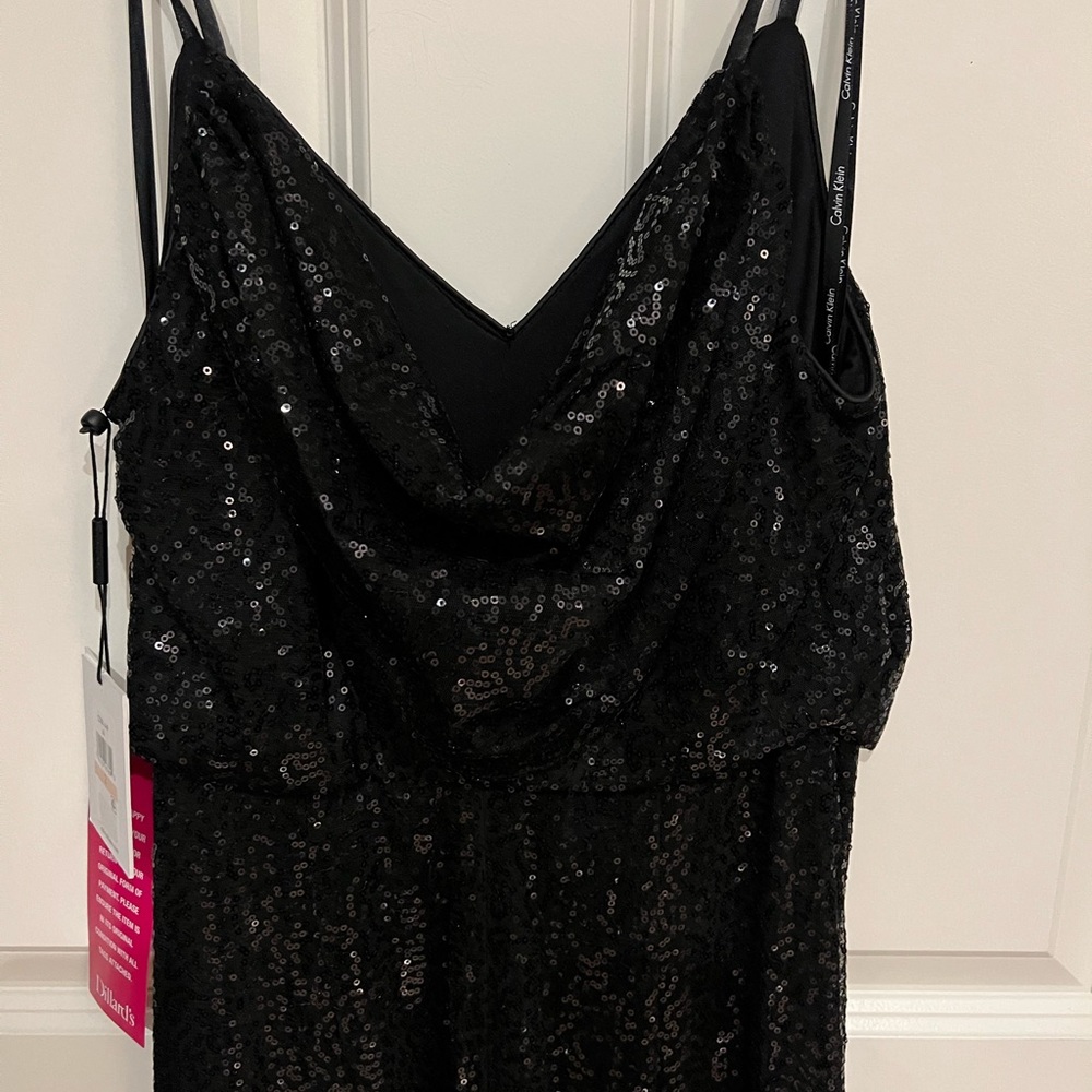 Black Sequined Gown